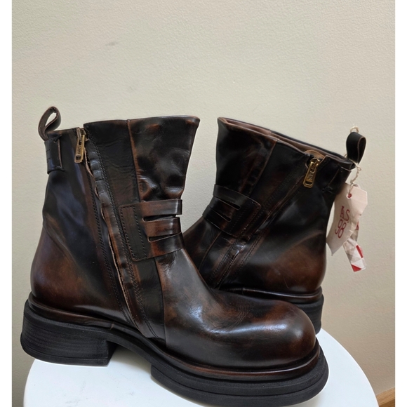 Free People A.S.98 Crossroads Moto Boots Size 41 - Picture 6 of 10